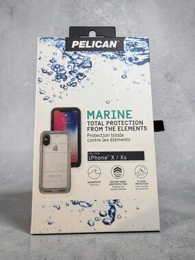 Pelican Marine Phone Case (iPhone X/Xs) NWT - Clear